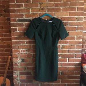 Forest Green A-Line Dress